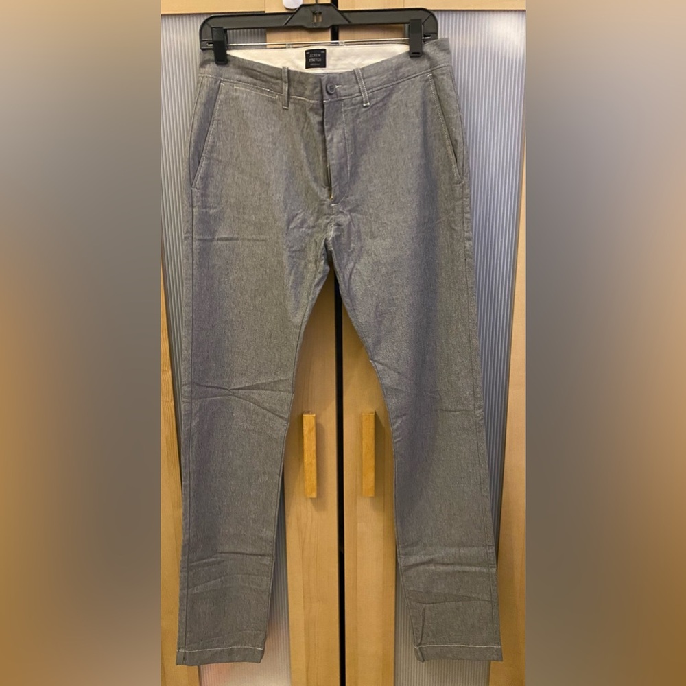 Crew stretch straight pants Size 30